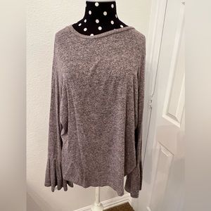 Gibson cotton shirt with bell sleeves. Size medium